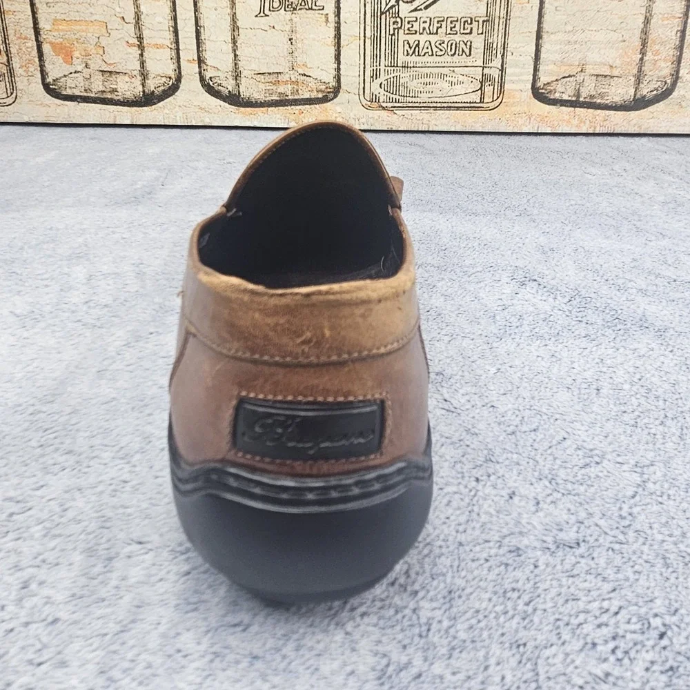 Bragano Tassel Loafers Mens 9.5 Brown Leather Kiltie Fringe Italy Dress Shoes